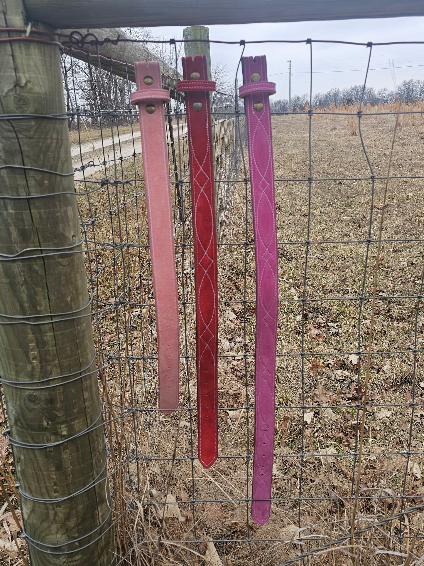 Suede & Stitched Belts