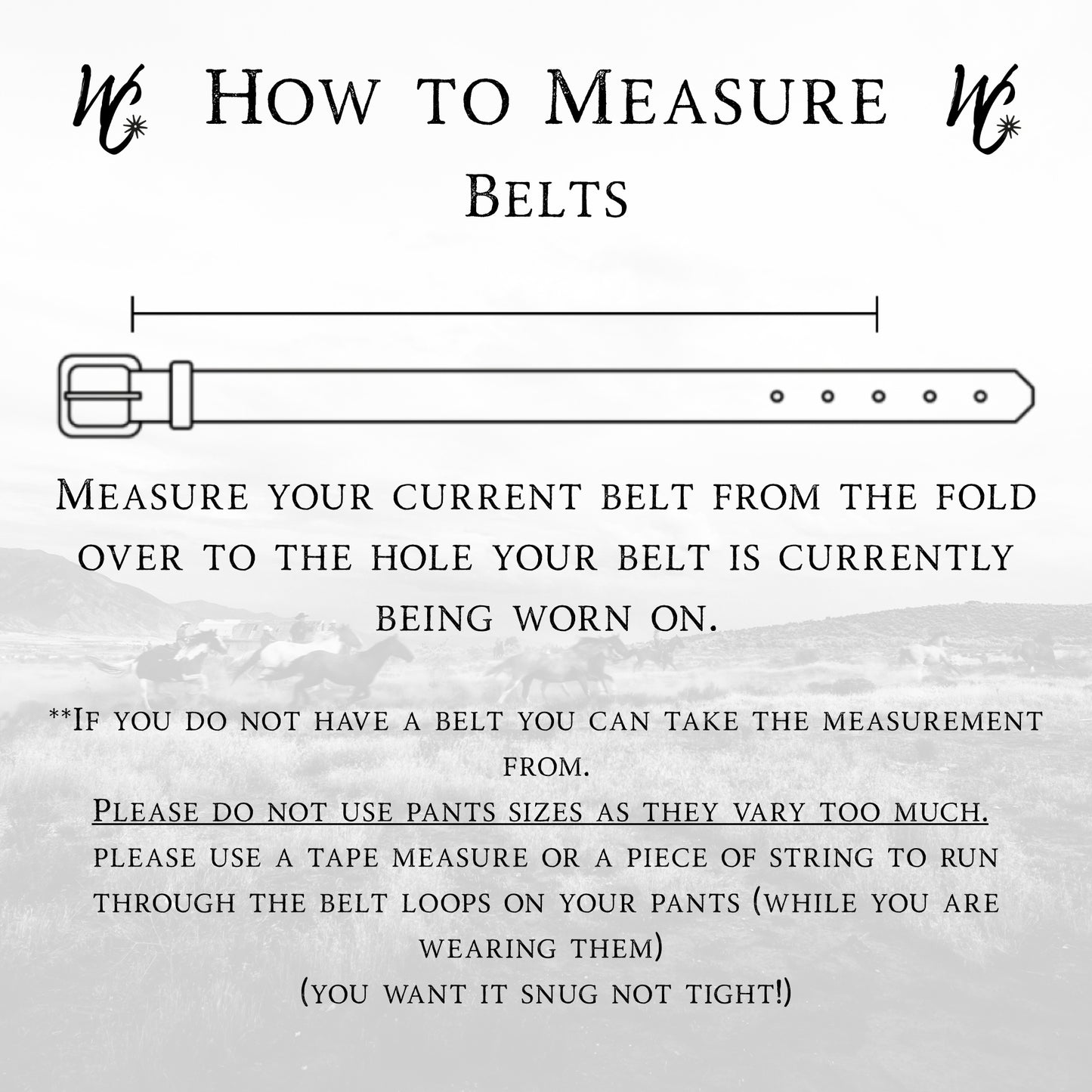 Custom Buckstitched Roughout Belt