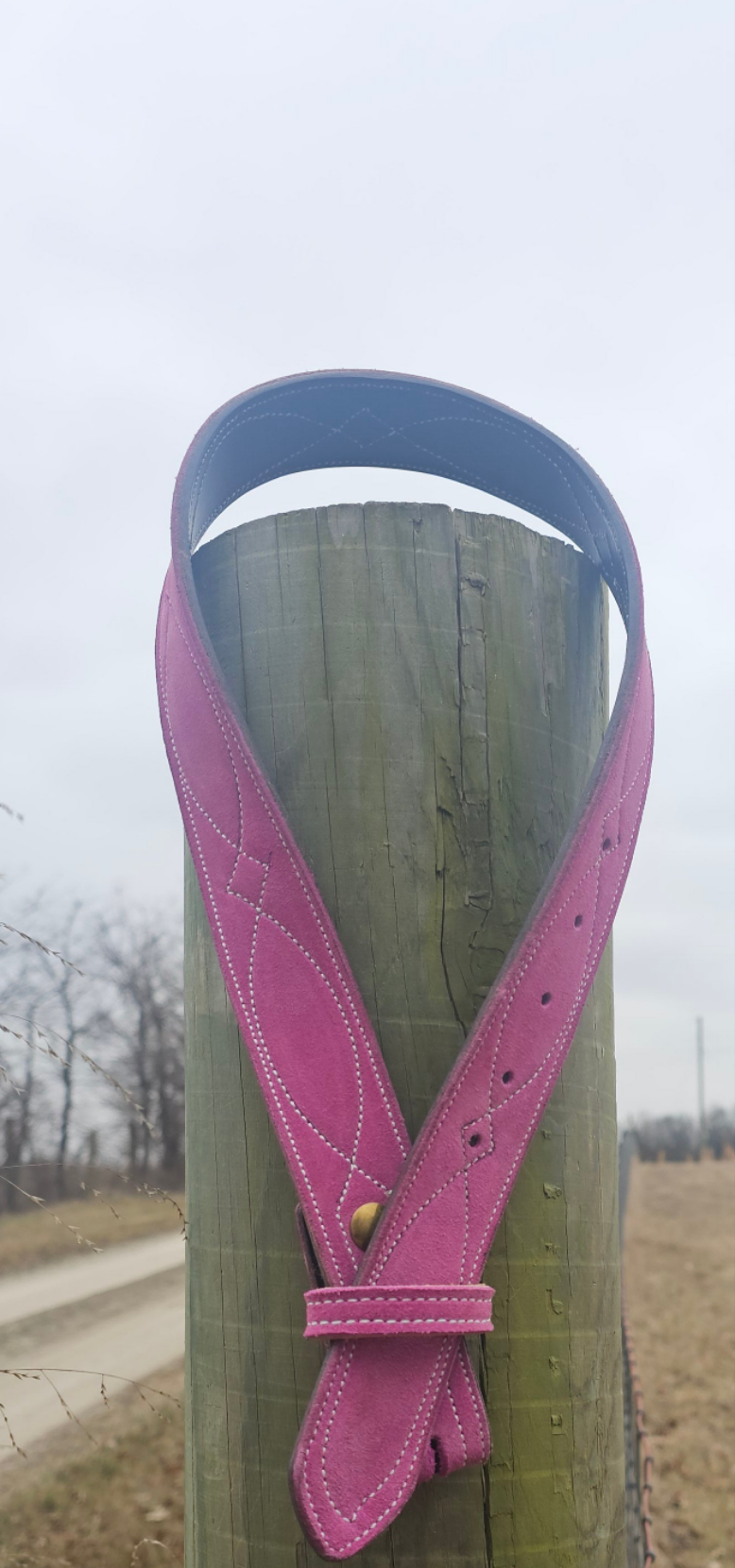 Suede & Stitched Belts