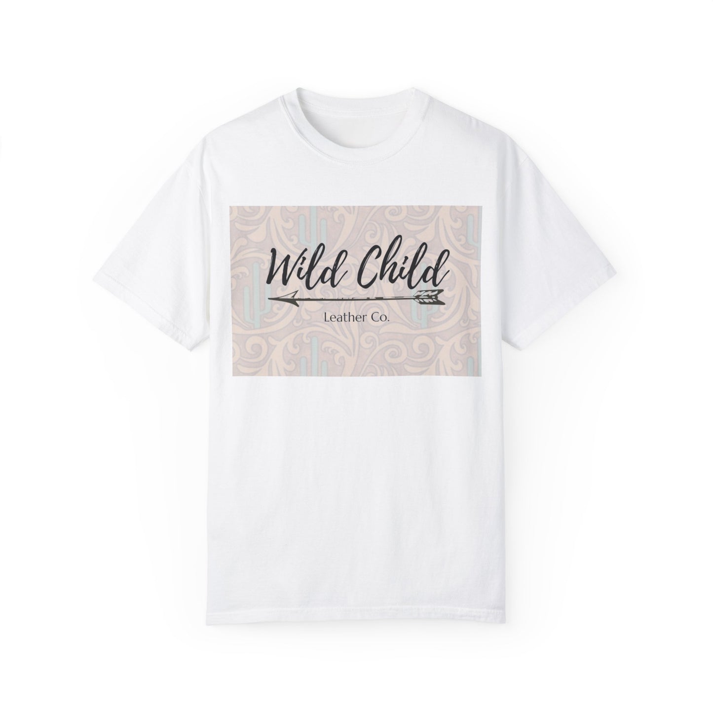Wild Child Leather Co Tooled Leather & Cactus T-shirt