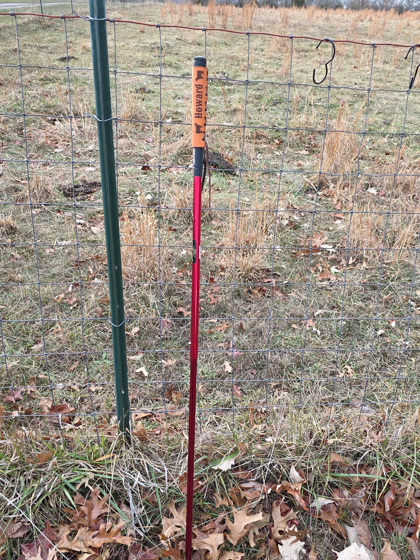 Custom Leather Show Stick Wraps - Laser Engraved