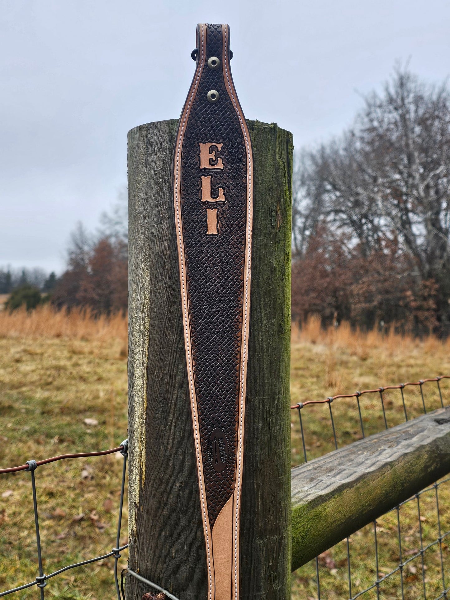 Hand-Tooled Leather Gun Sling — Custom Rifle Strap | Western & Outdoors-Ready