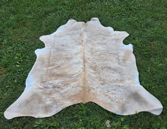 Palomino Tan Brindle Brazilian Cowhide Rug – Genuine Hair-On Hide